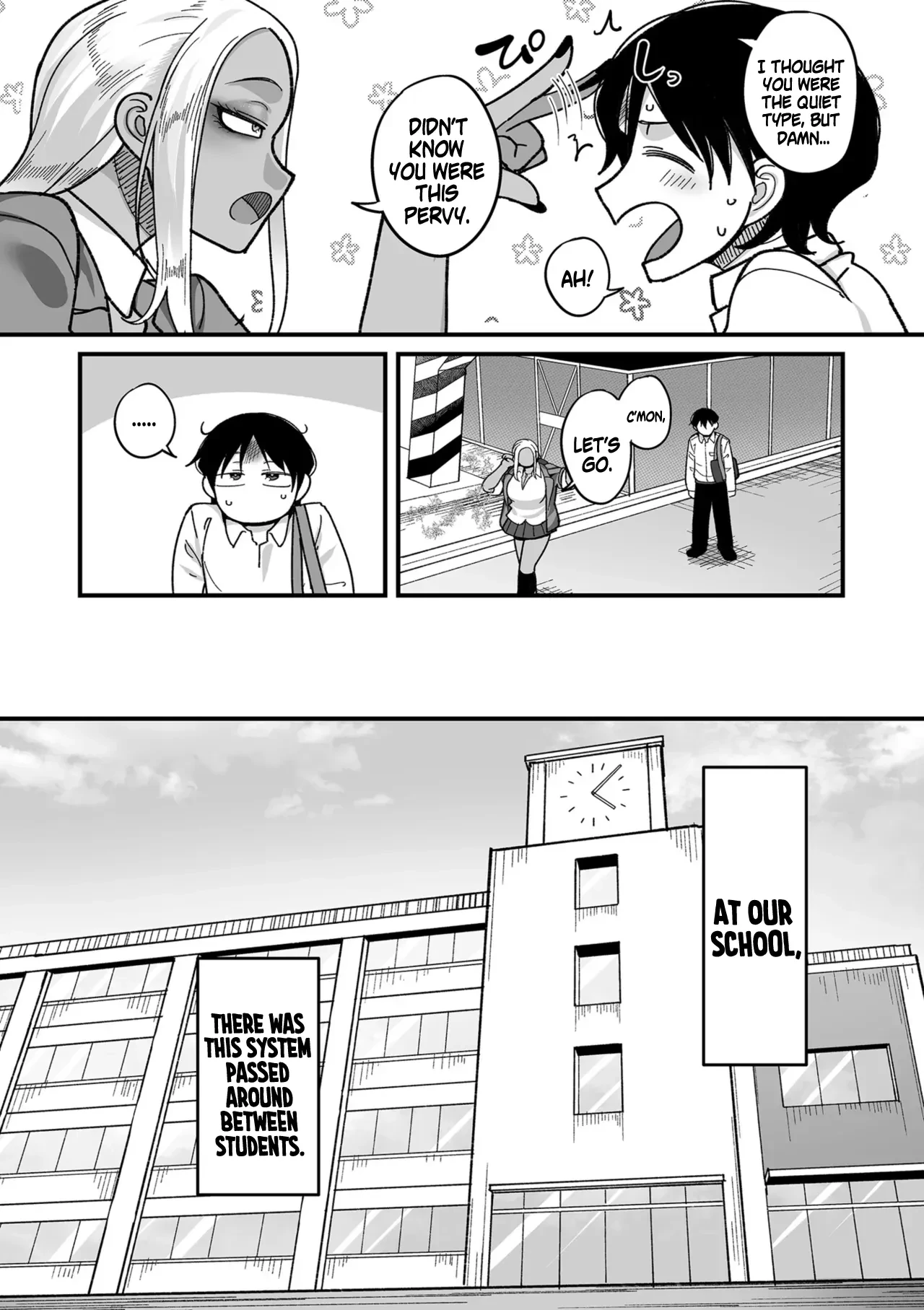 School Prostitution Journal  Chapter 1: Kuro Gyaru Delinquent Okigawa image number 3