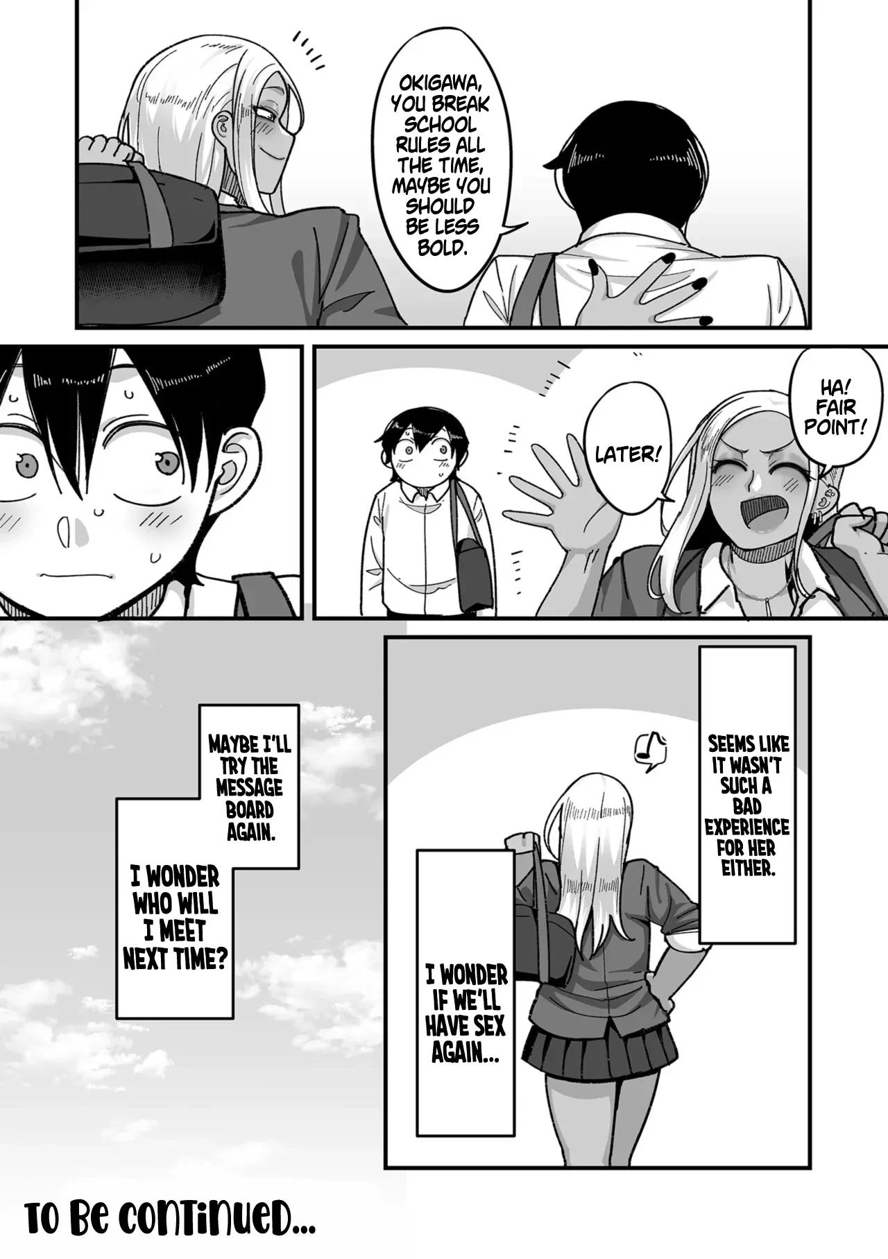 School Prostitution Journal  Chapter 1: Kuro Gyaru Delinquent Okigawa image number 45