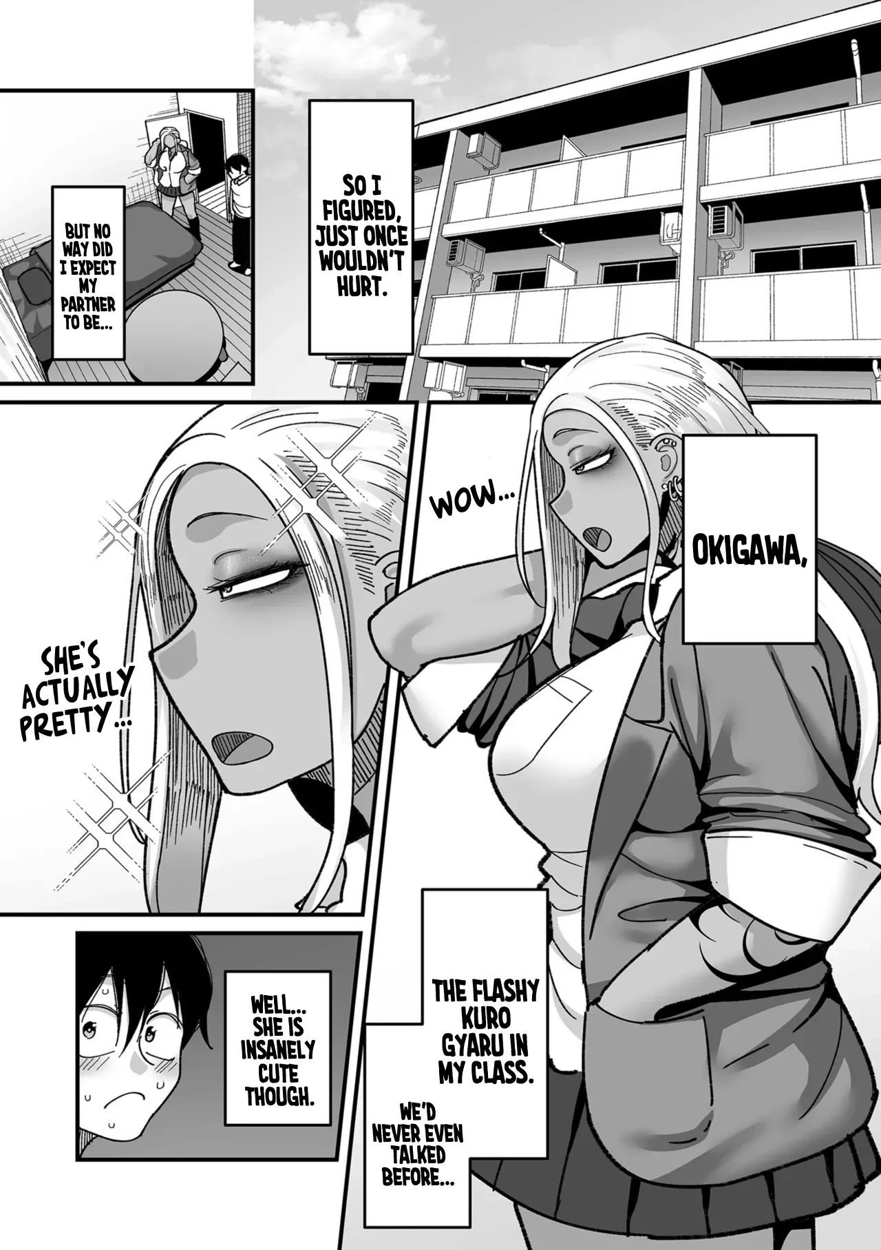 School Prostitution Journal  Chapter 1: Kuro Gyaru Delinquent Okigawa image number 8