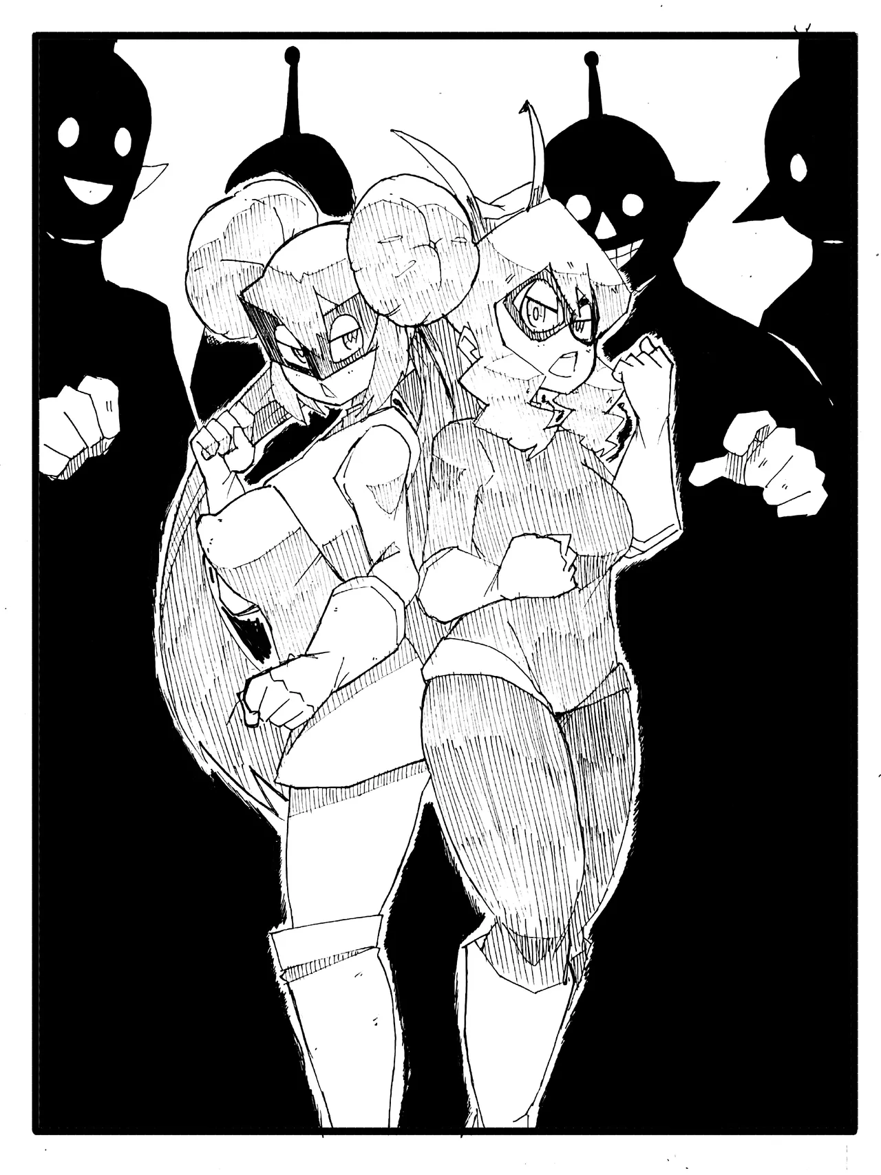 Riolu Girl and Gible Girl: Pound Town image number 1