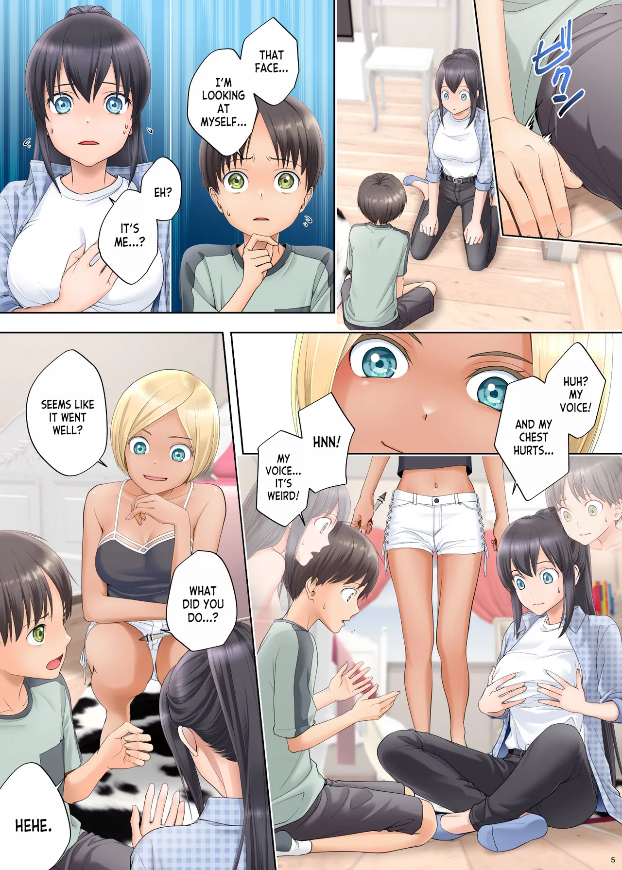 Boku Swap Ane ~Akogare no Onee-chan to Karada o Irekaerareteshimatta Boku~ image number 4