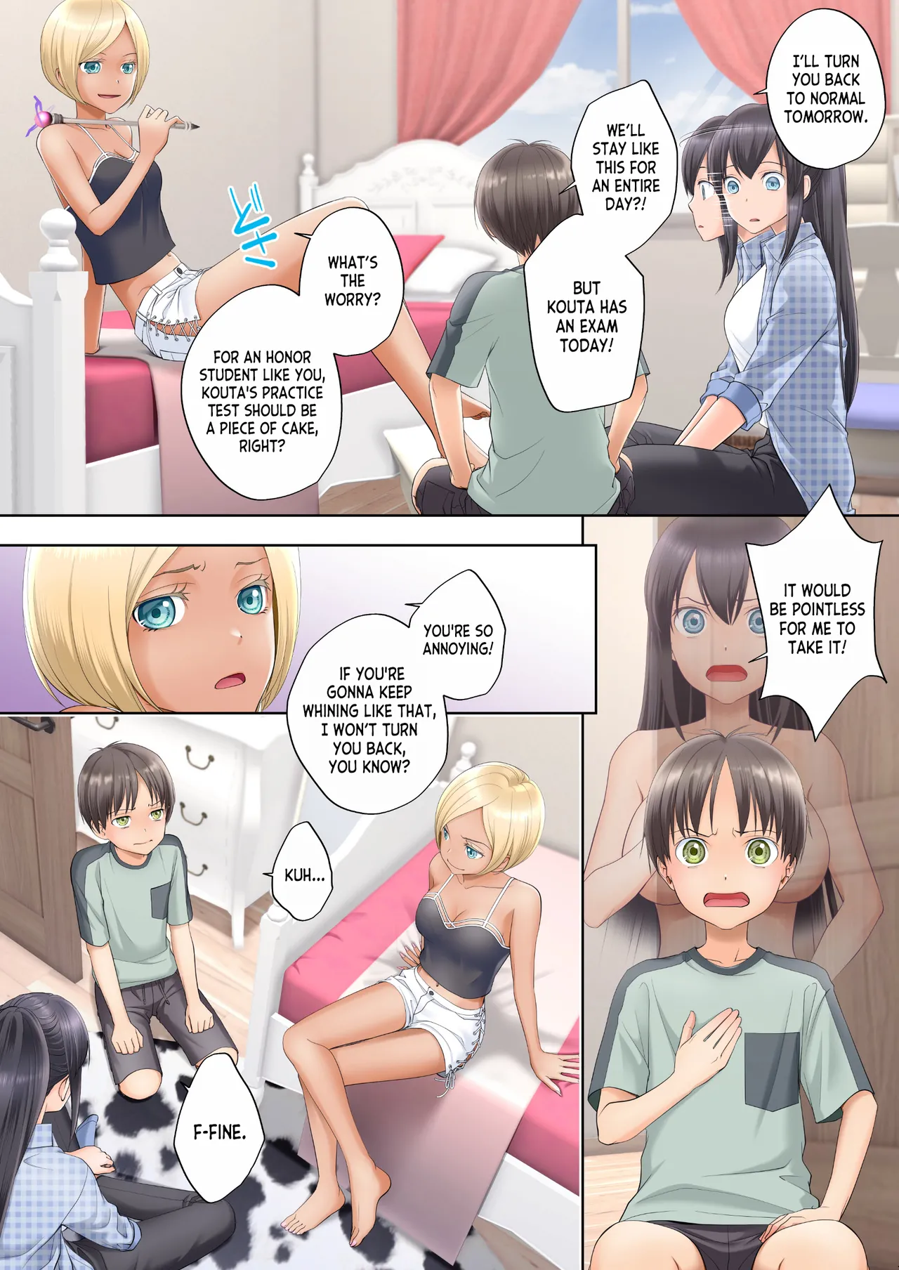 Boku Swap Ane ~Akogare no Onee-chan to Karada o Irekaerareteshimatta Boku~ image number 6