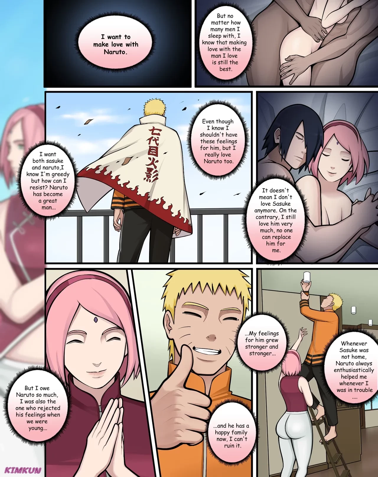Kimkun Naruto Comic image number 36