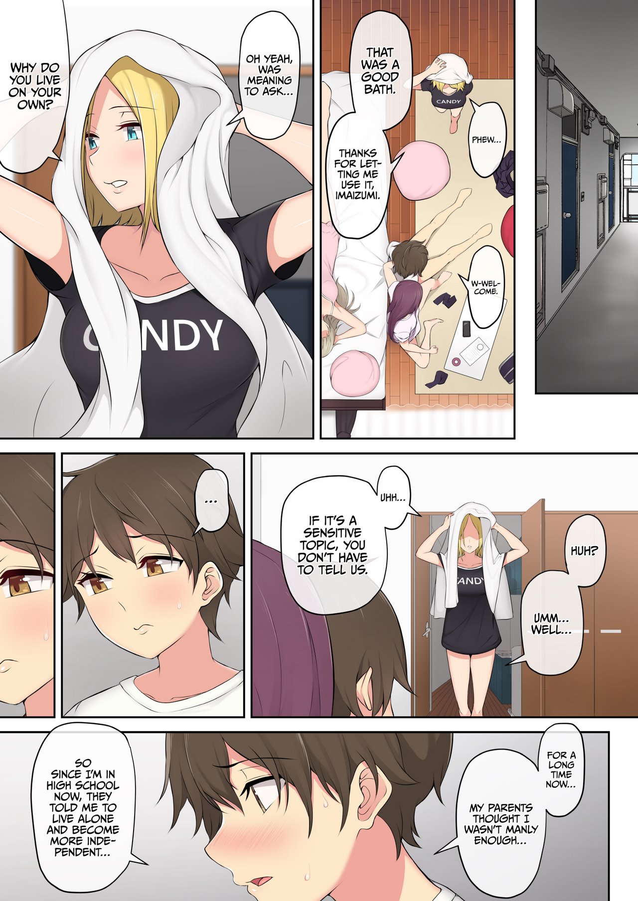 IMAIZUMI BRINGS ALL THE GYARUS TO HIS HOUSE image number 49