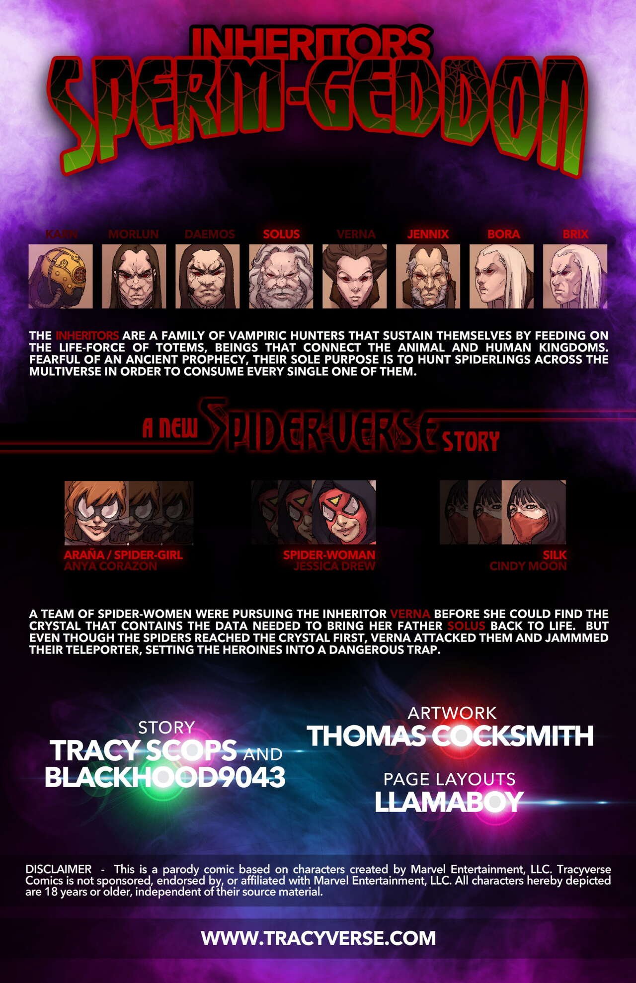 Tracy Scops - Inheritors Sperm-Geddon porn comic image number 1