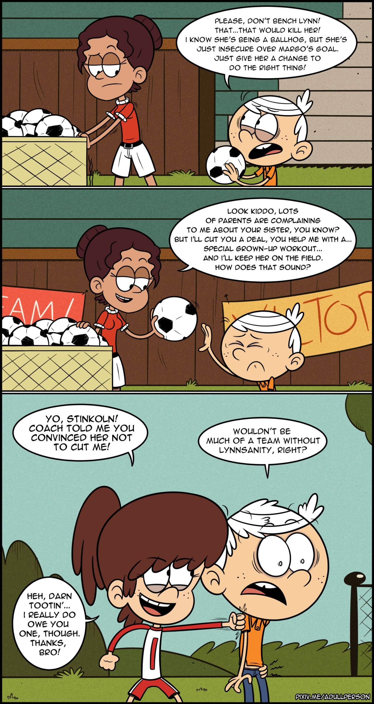 ADullPerson - Youre welcome (The Loud House) porn comic image number 11