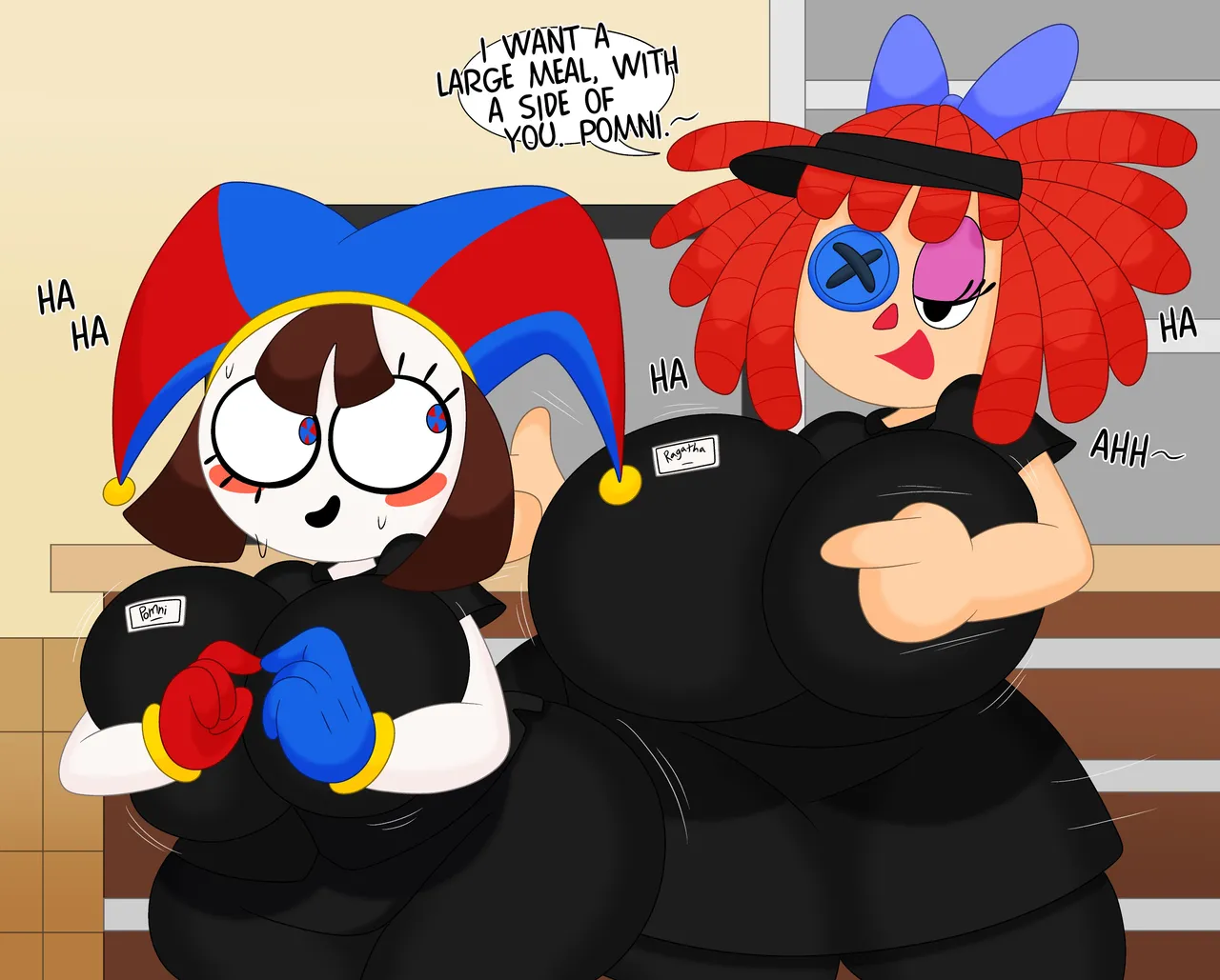 Ragatha x Pomni image number 1