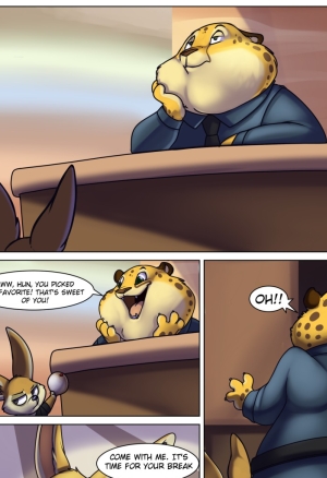 Clawhauser's Lunch Break