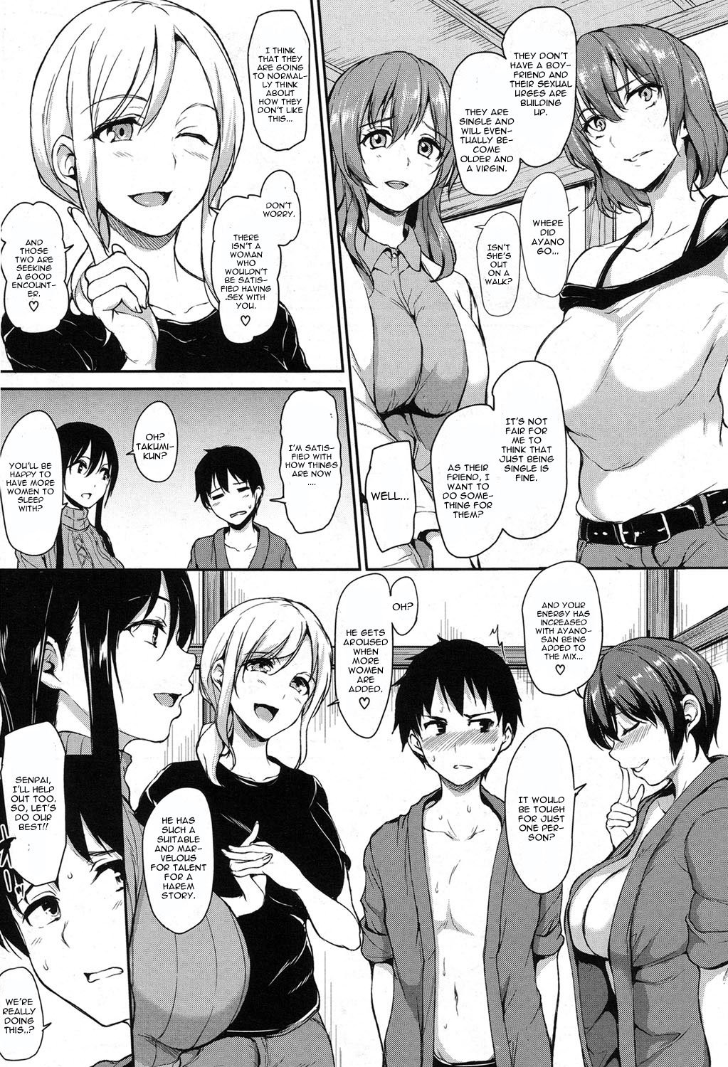 Tachibana Omina - Yukemuri Harem Monogatari Ch. 3 English hentai image number 4