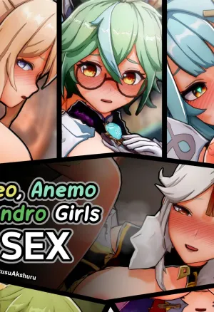 Geo, Anemo And Dendro Girls S3X~