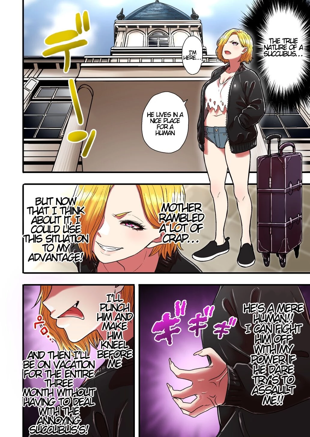 Junjou Yankee Succubus Marsha-chan ~Ningen-kai de Succubus Kenshuu image number 4