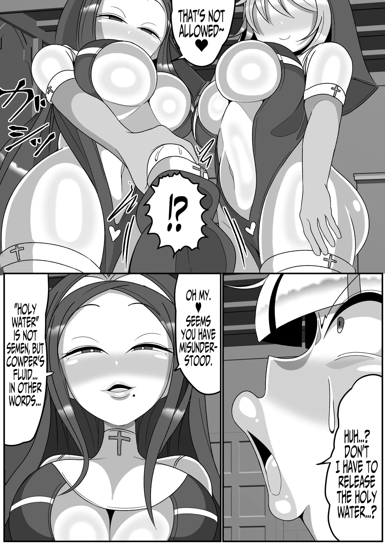Futanari Seijo Shasei Kinshirei  Dick Slingin Saintess ~Ejaculation Prohibition~ image number 15