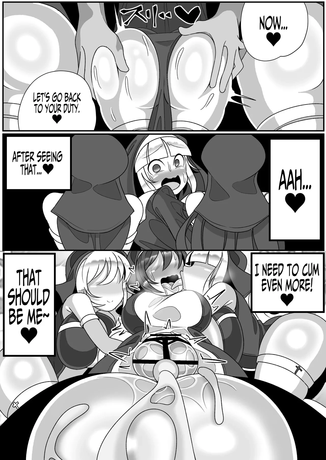 Futanari Seijo Shasei Kinshirei  Dick Slingin Saintess ~Ejaculation Prohibition~ image number 43