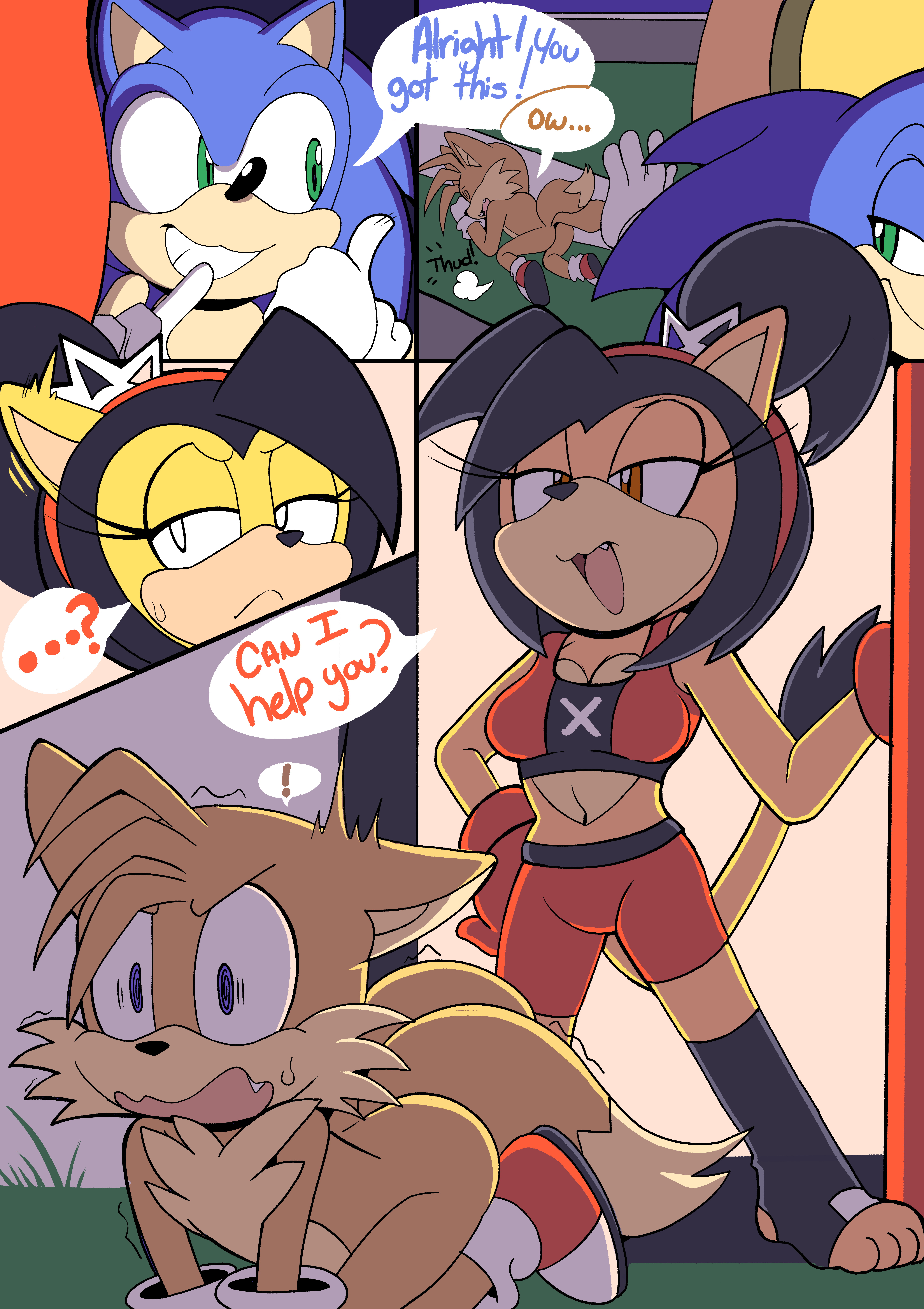 A Sweet Visit (Sonic) porn comic image number 2