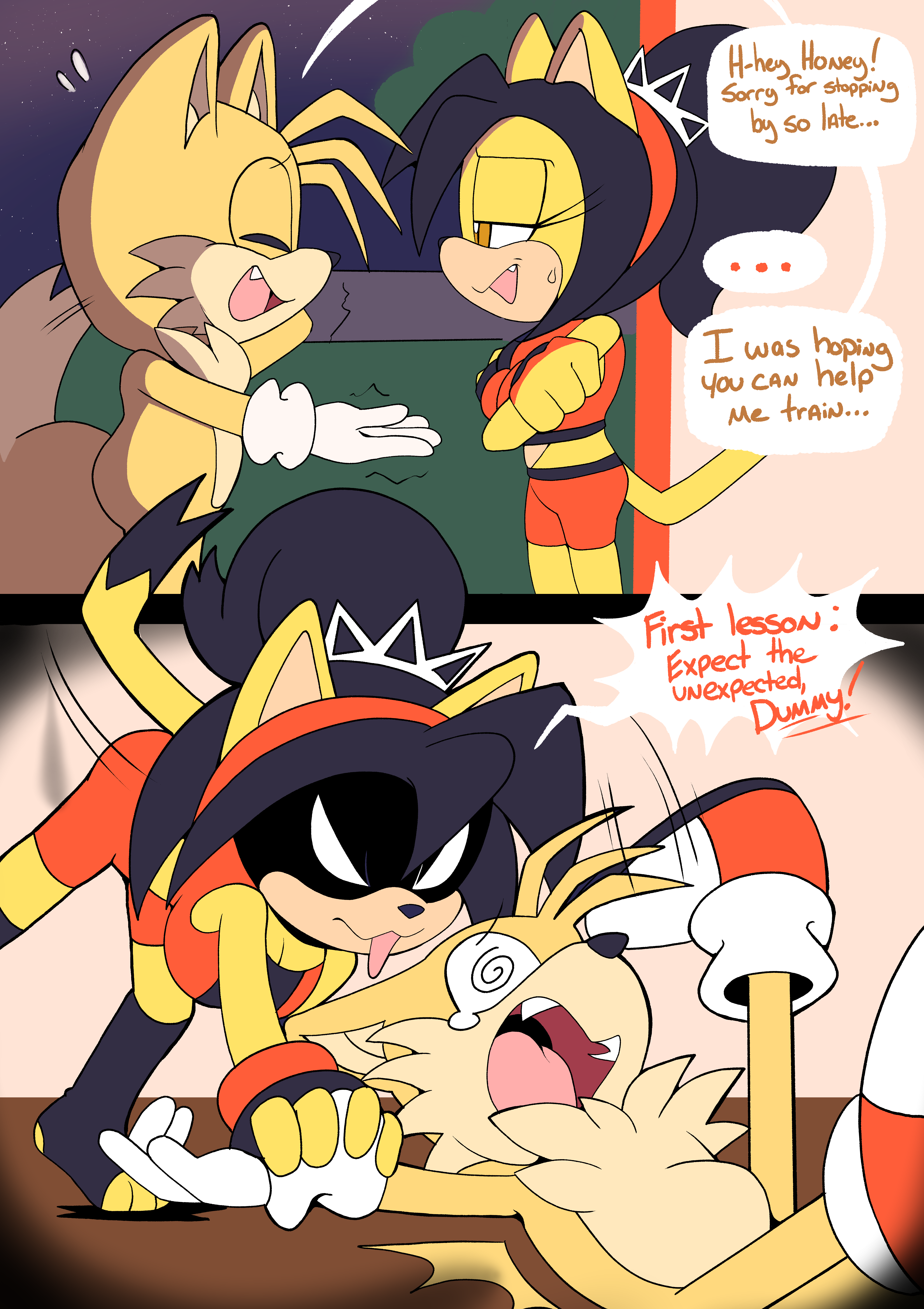 A Sweet Visit (Sonic) porn comic image number 3