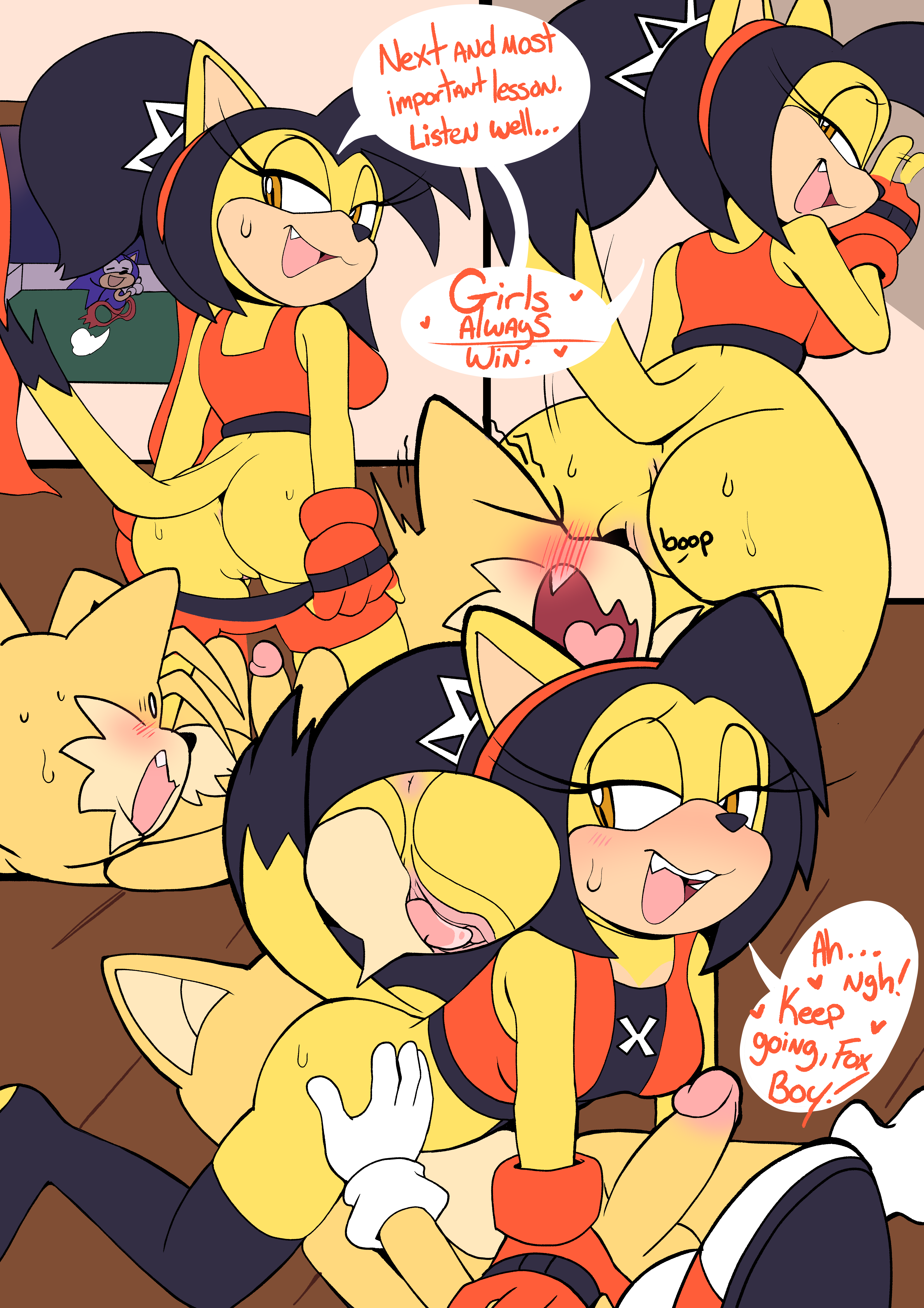 A Sweet Visit (Sonic) porn comic image number 4