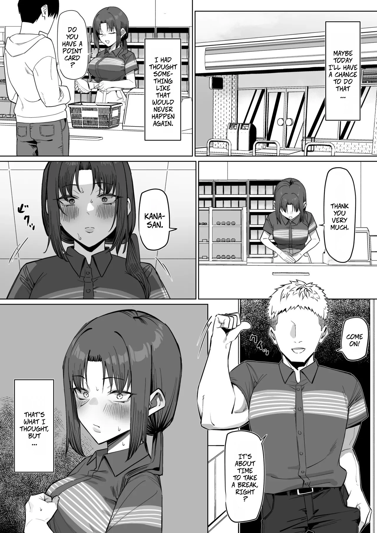 With The Housewife At My Part-Time Job  Baito saki no hitozuma to image number 11