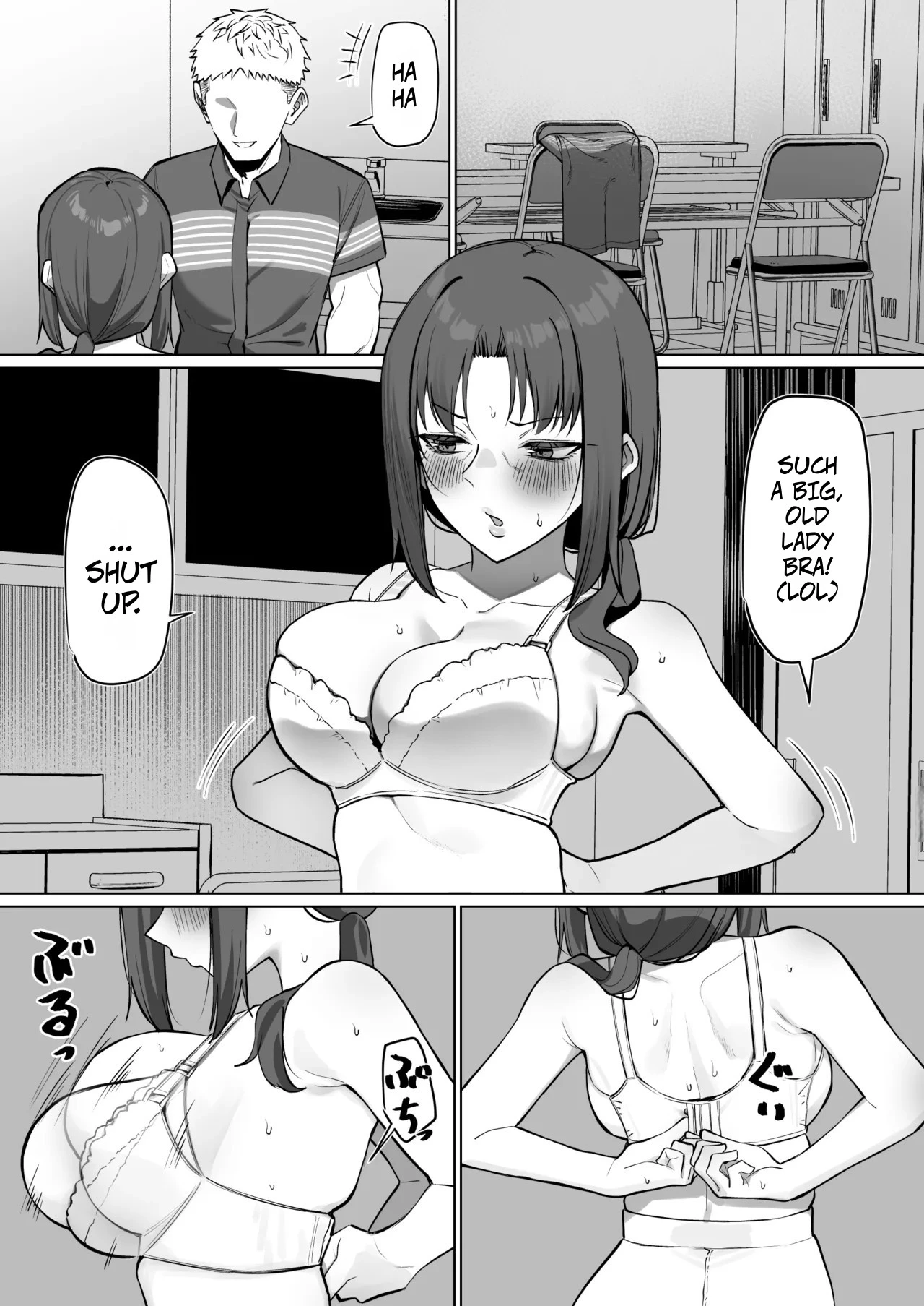 With The Housewife At My Part-Time Job  Baito saki no hitozuma to image number 13