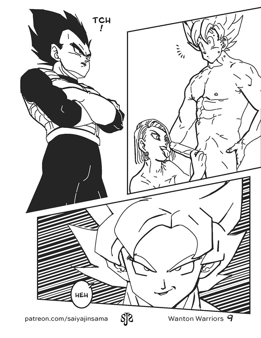 saiyajinsama - Wanton Warriors 1 - Goku, 18 & Vegeta (Dragon Ball Z) image number 9
