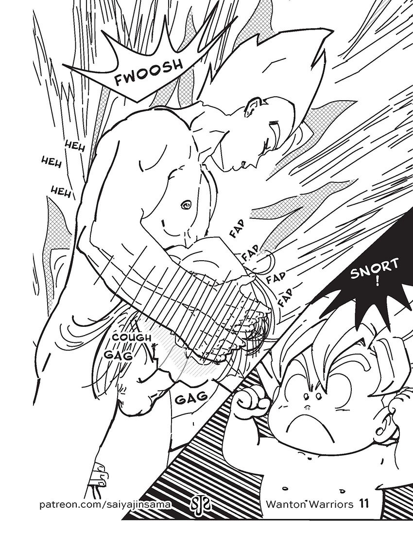 saiyajinsama - Wanton Warriors 1 - Goku, 18 & Vegeta (Dragon Ball Z) image number 11