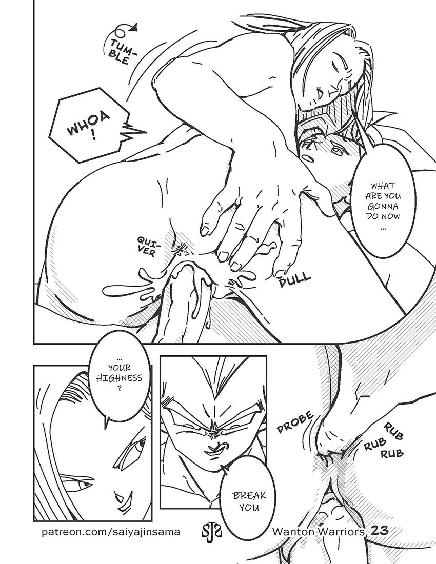 saiyajinsama - Wanton Warriors 1 - Goku, 18 & Vegeta (Dragon Ball Z) image number 23