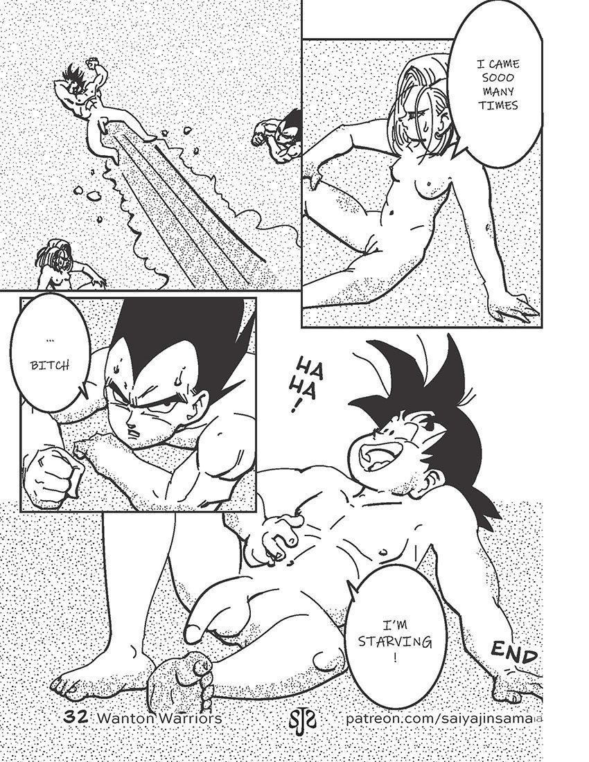 saiyajinsama - Wanton Warriors 1 - Goku, 18 & Vegeta (Dragon Ball Z) image number 32