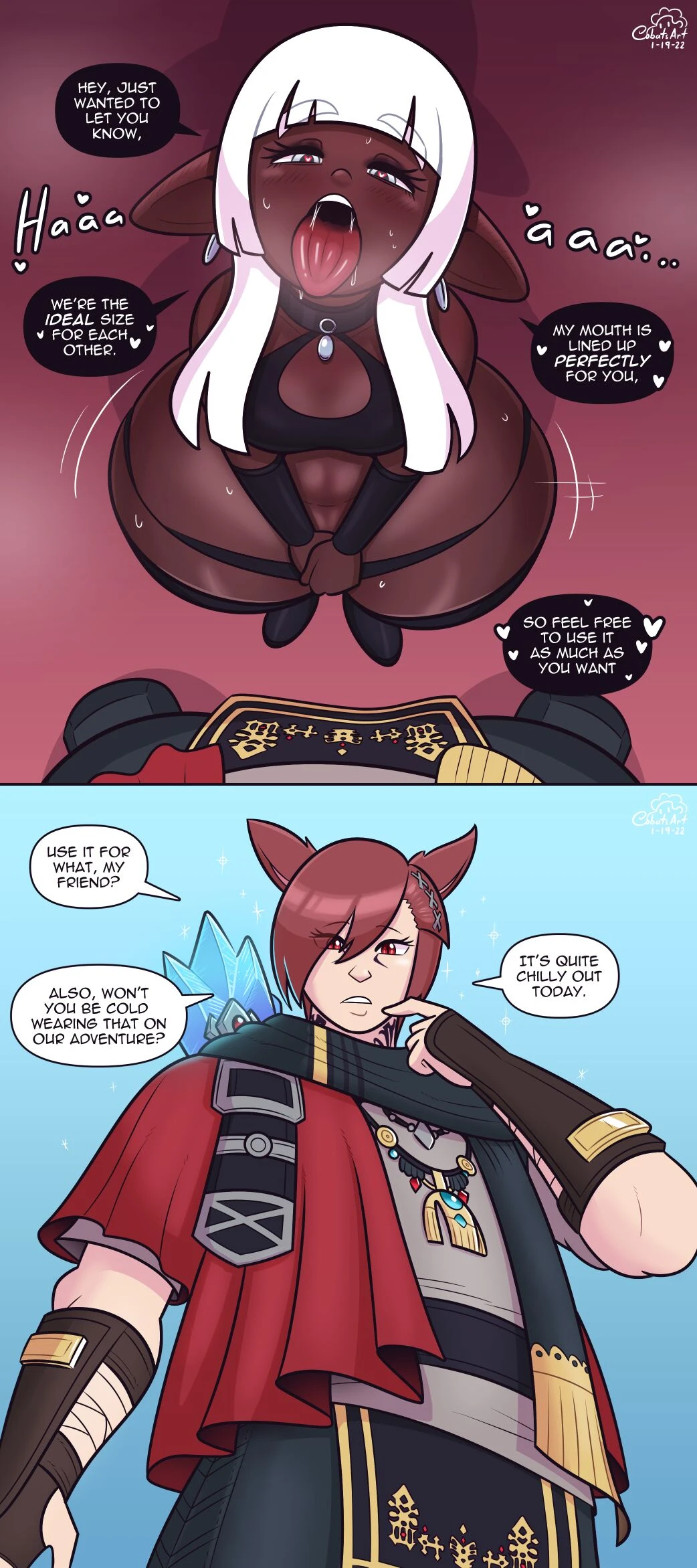 [Cobatsart] Mary Muffin: DRK Chocolate Cake (Final Fantasy XIV) image number 1