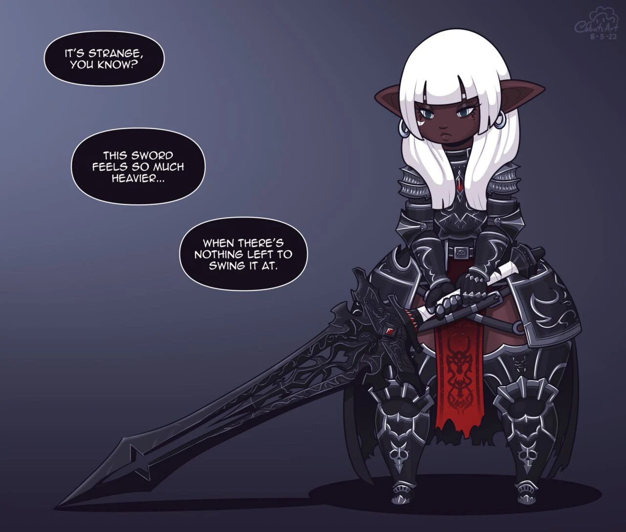 [Cobatsart] Mary Muffin: DRK Chocolate Cake (Final Fantasy XIV) image number 21