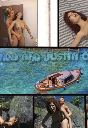 Amanda and Justin on Holiday