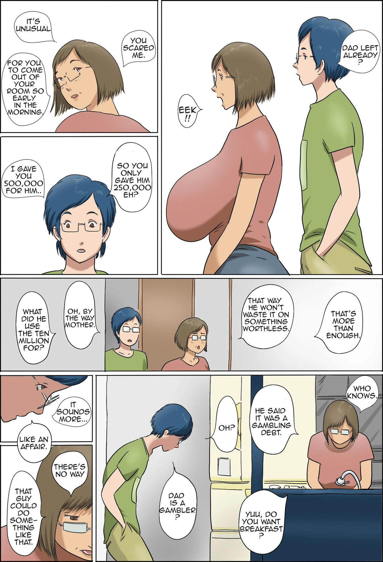 Haha to Musuko no Kazoku Seikatsu  Family Life of Mother and Son image number 8