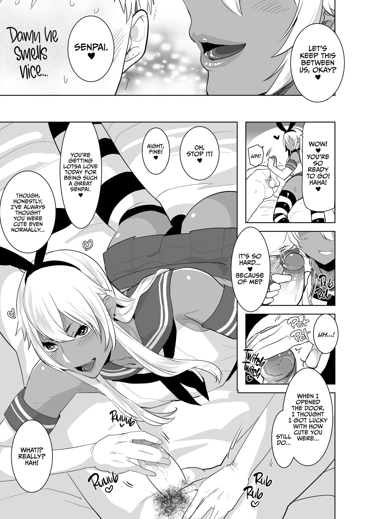 Tan Crossdressing Call Boy  Kasshoku Otokonoko DeliHeal no Erohon ~Yattekita Shimakaze-kun wa Daigaku no Charai Kouhai de???! Hen image number 3