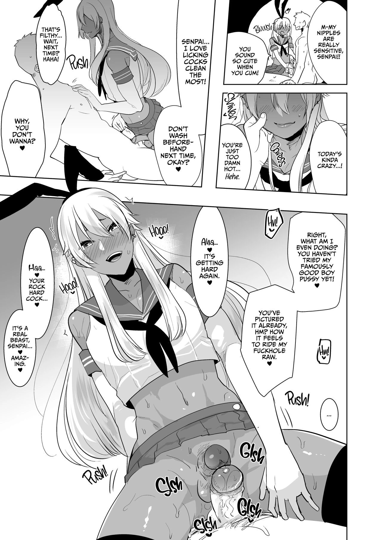 Tan Crossdressing Call Boy  Kasshoku Otokonoko DeliHeal no Erohon ~Yattekita Shimakaze-kun wa Daigaku no Charai Kouhai de???! Hen image number 7