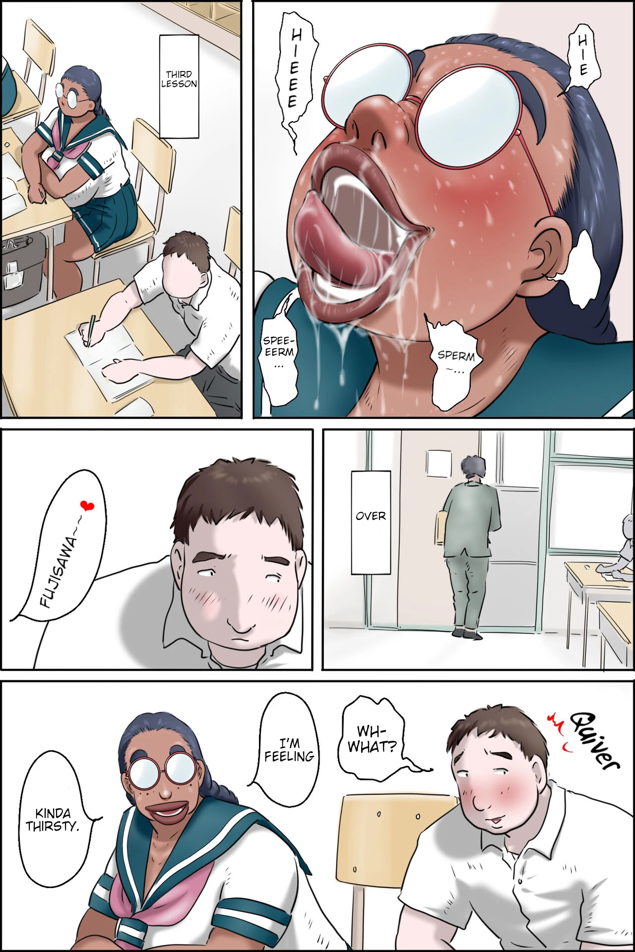 High School Granny  Tokunou Oba-chan Joshi  Part 1 and 2 PLus extras image number 134