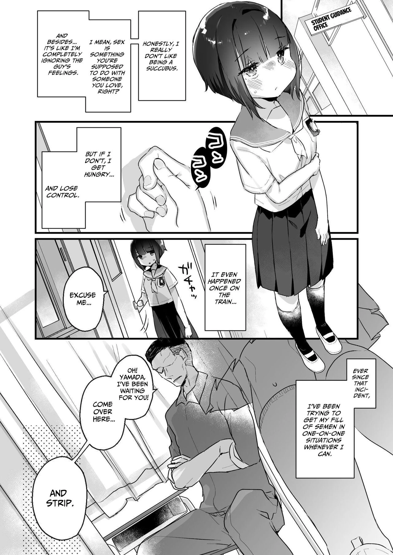 Ms. Yamada Became A Succubus Even Though She Didnt Want To  Naritakunai no ni Succubus ni Natte Shimatta Yamada-san image number 5
