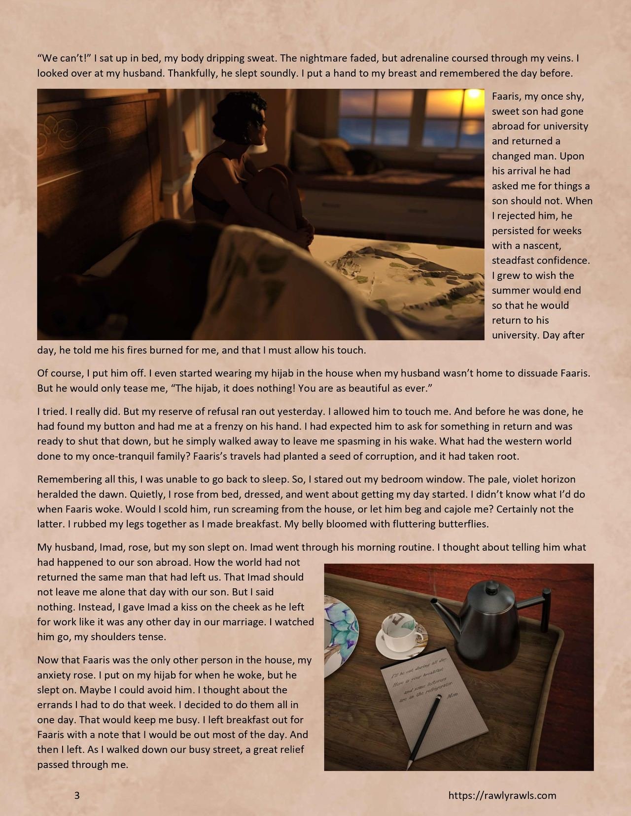 redoxa - Faaris Bakirs Summer Off Chapter 1: Rawly Rawls Fiction image number 2