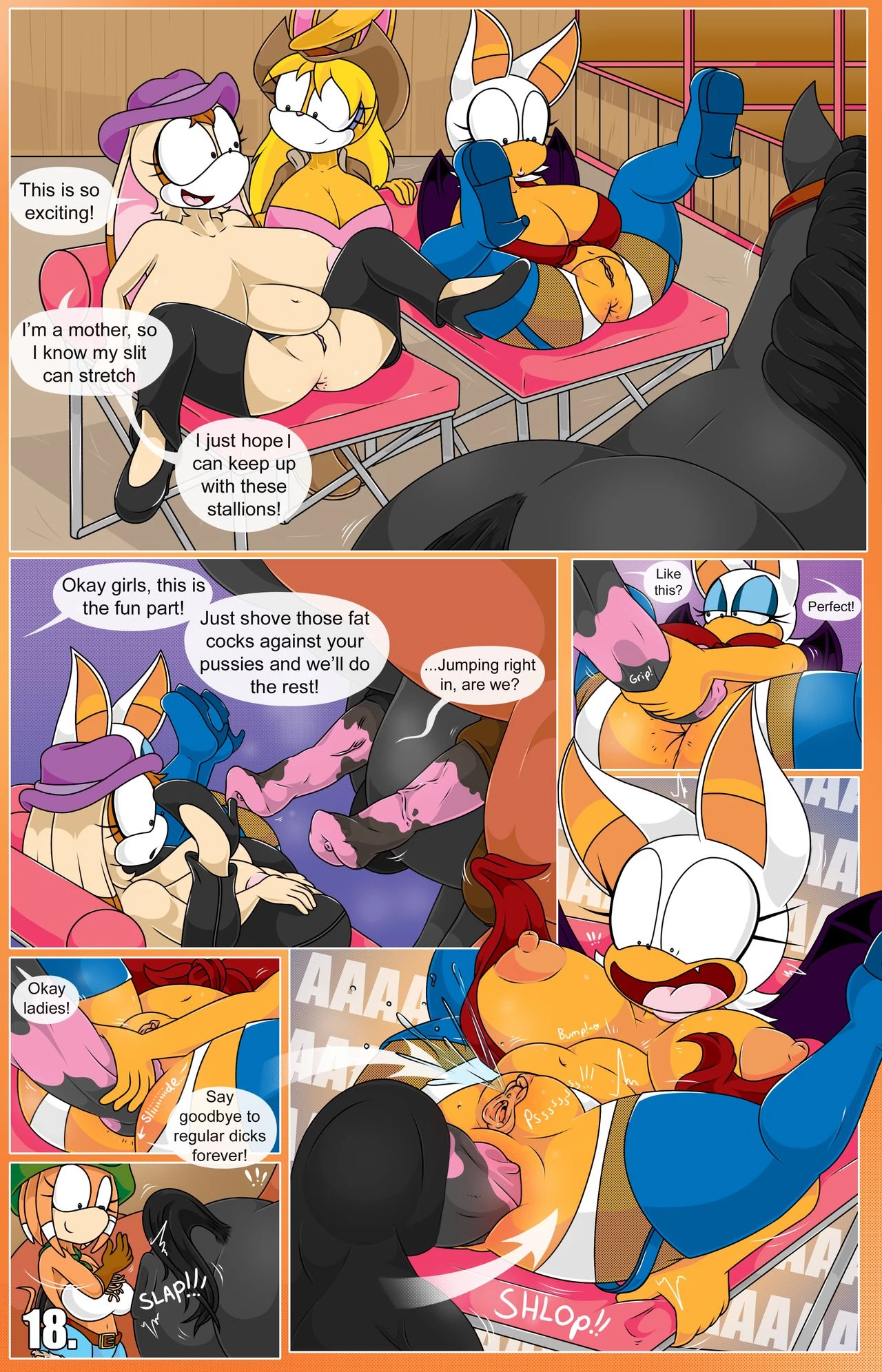 Rouge and Vanilla in: Scissors Resort image number 20