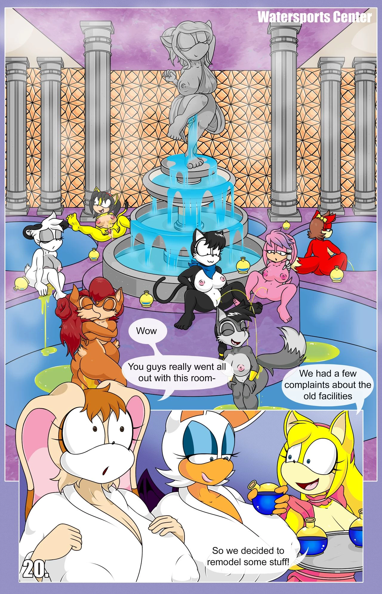 Rouge and Vanilla in: Scissors Resort image number 25