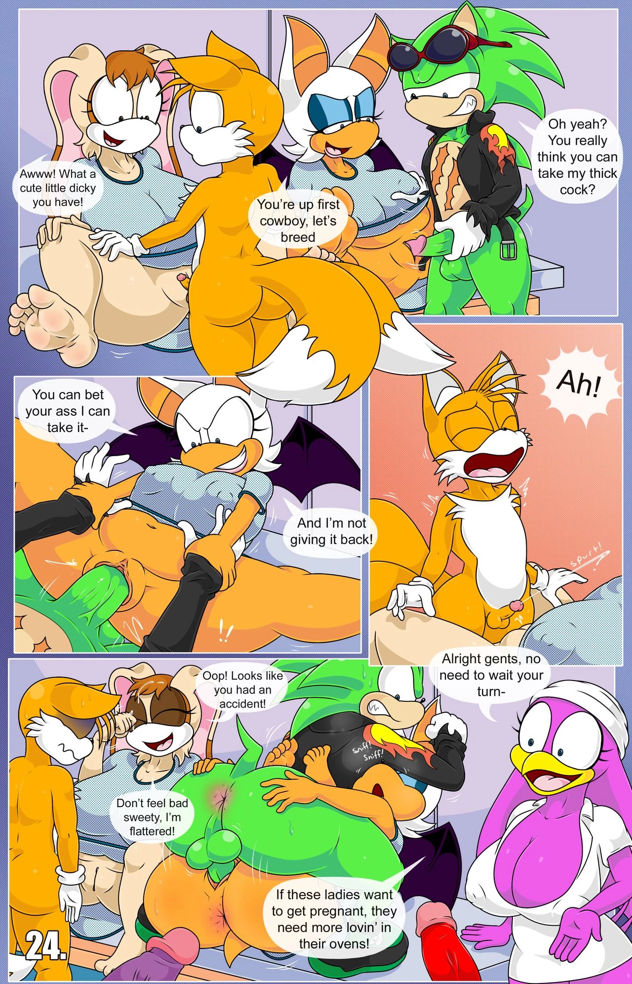 Rouge and Vanilla in: Scissors Resort image number 29