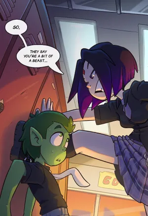 Raven and Beast Boy