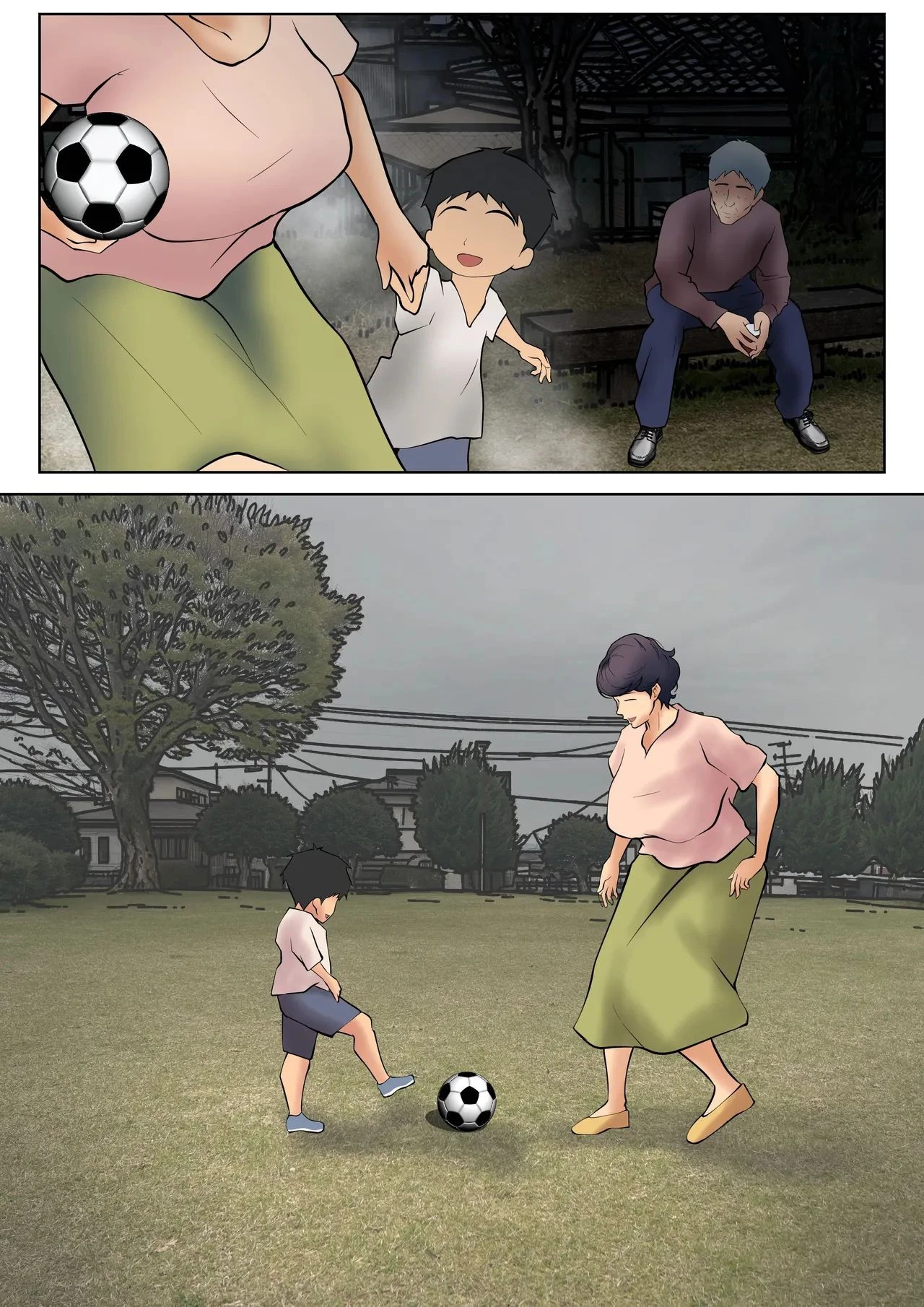 Have No Choice But to Have Sex with My Mother 2  Shikatanaku Kaa-chan to Sex Shimasu 2 image number 3