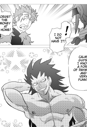 Gajeel getting paid