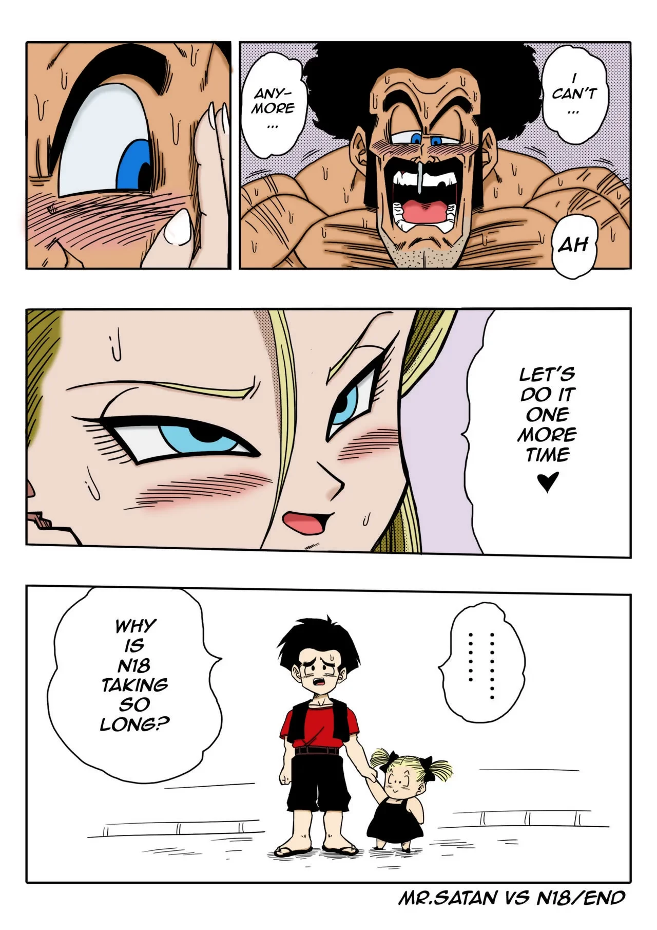 Mr. Satan vs Android 18 image number 13