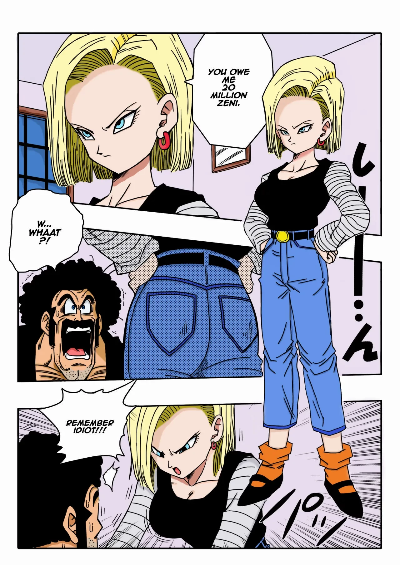 Mr. Satan vs Android 18 image number 2