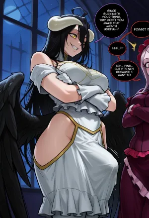 Shalltear x albedo