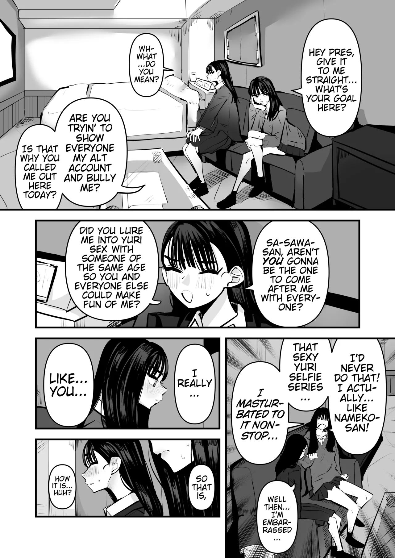 Shes Crazy Good at Yuri Sex Despite Being the Student President and it Seriously Pisses Me Off   Iincho no Kuse ni Yuri Sex Chou Umakute Maji Mukatsuku image number 2