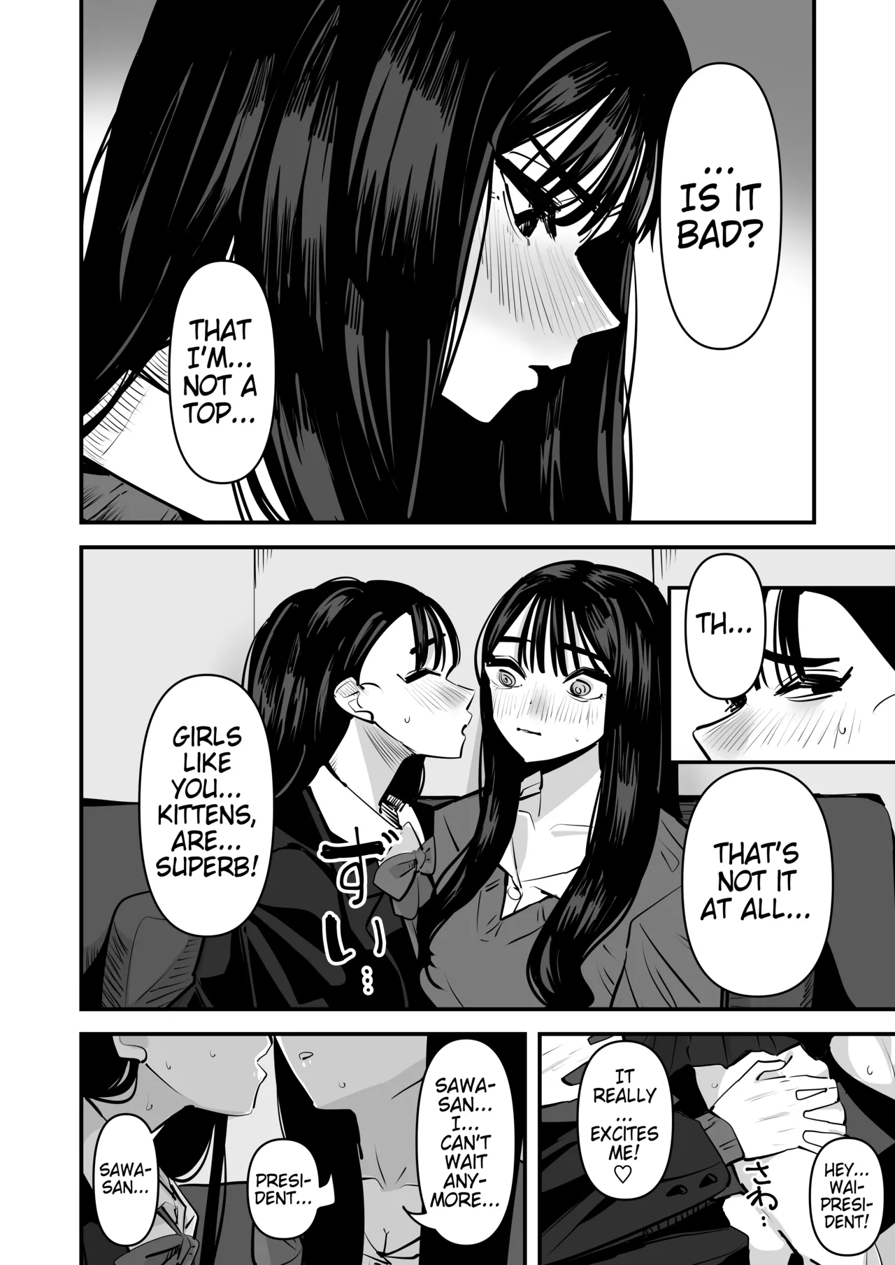 Shes Crazy Good at Yuri Sex Despite Being the Student President and it Seriously Pisses Me Off   Iincho no Kuse ni Yuri Sex Chou Umakute Maji Mukatsuku image number 4