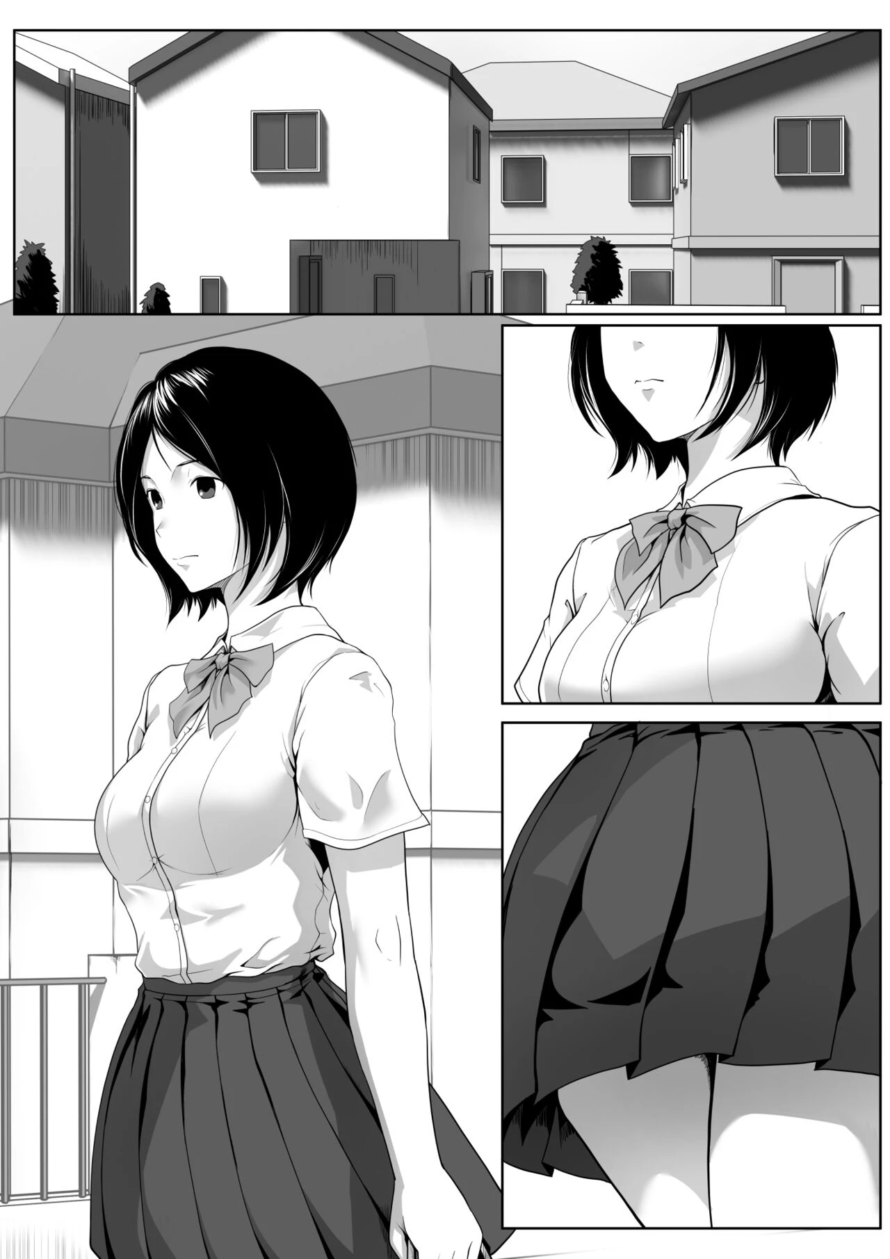 The gaze from old man next door is bothering me...  Tonari no Oji-san no Shisen ga ki ni Natte? image number 1