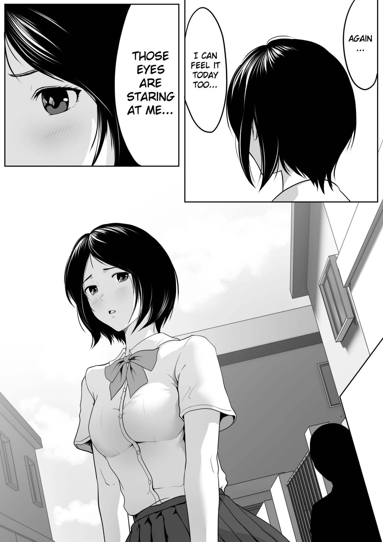 The gaze from old man next door is bothering me...  Tonari no Oji-san no Shisen ga ki ni Natte? image number 2