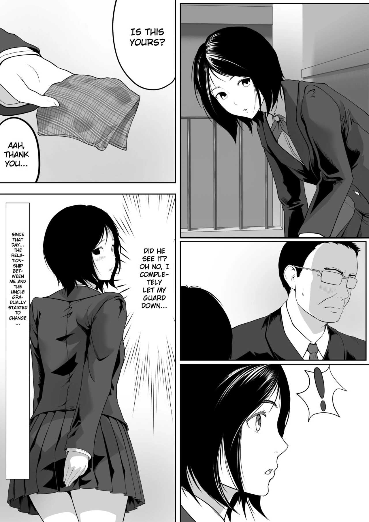 The gaze from old man next door is bothering me...  Tonari no Oji-san no Shisen ga ki ni Natte? image number 5