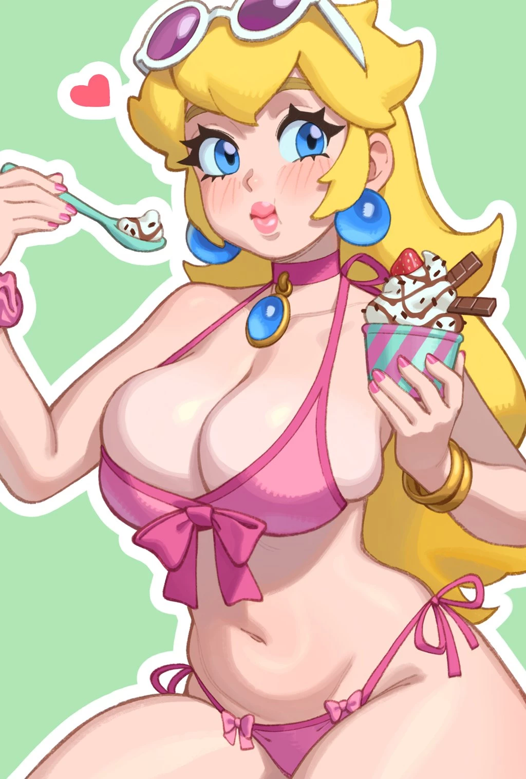 Riz draws Mario art image number 26